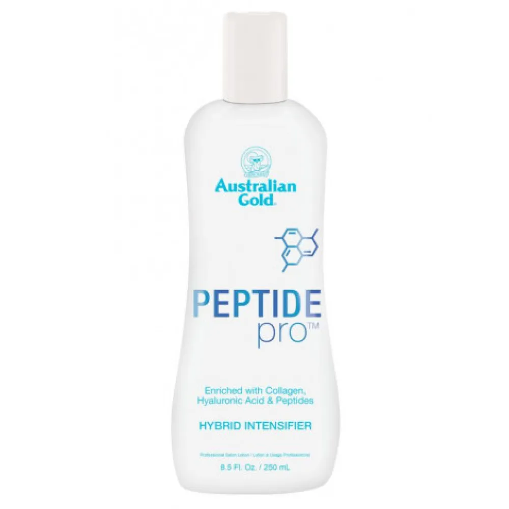 Australian PEPTIDE PRO Hybrid Intensifier - Solārija krēms bez bronzeriem ar Hialuronskābi un kolagēnu, 250ml