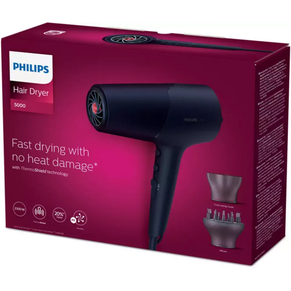 Hair dryer PHILIPS BHD510/00, 2300W Hair dryer PHILIPS BHD510/00, 2300W