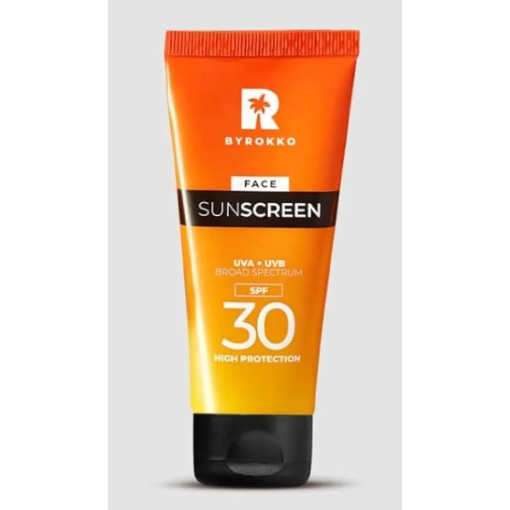 BYROKKO Face Sunscreen SPF 30, 50ml BYROKKO Face Sunscreen SPF 30, 50ml