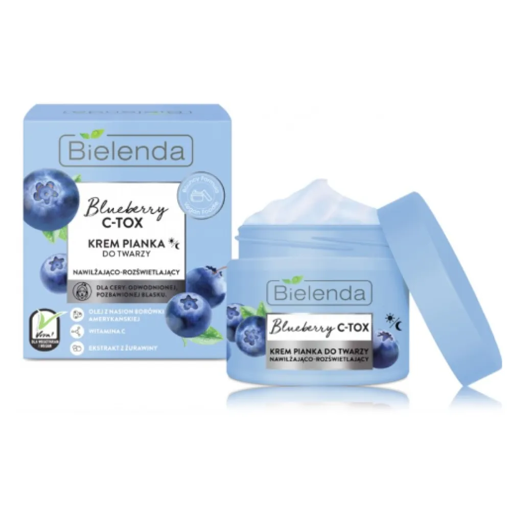 Bielenda Blueberry C-TOX Face cream foam, 40gr. Bielenda Blueberry C-TOX Face cream foam, 40gr.