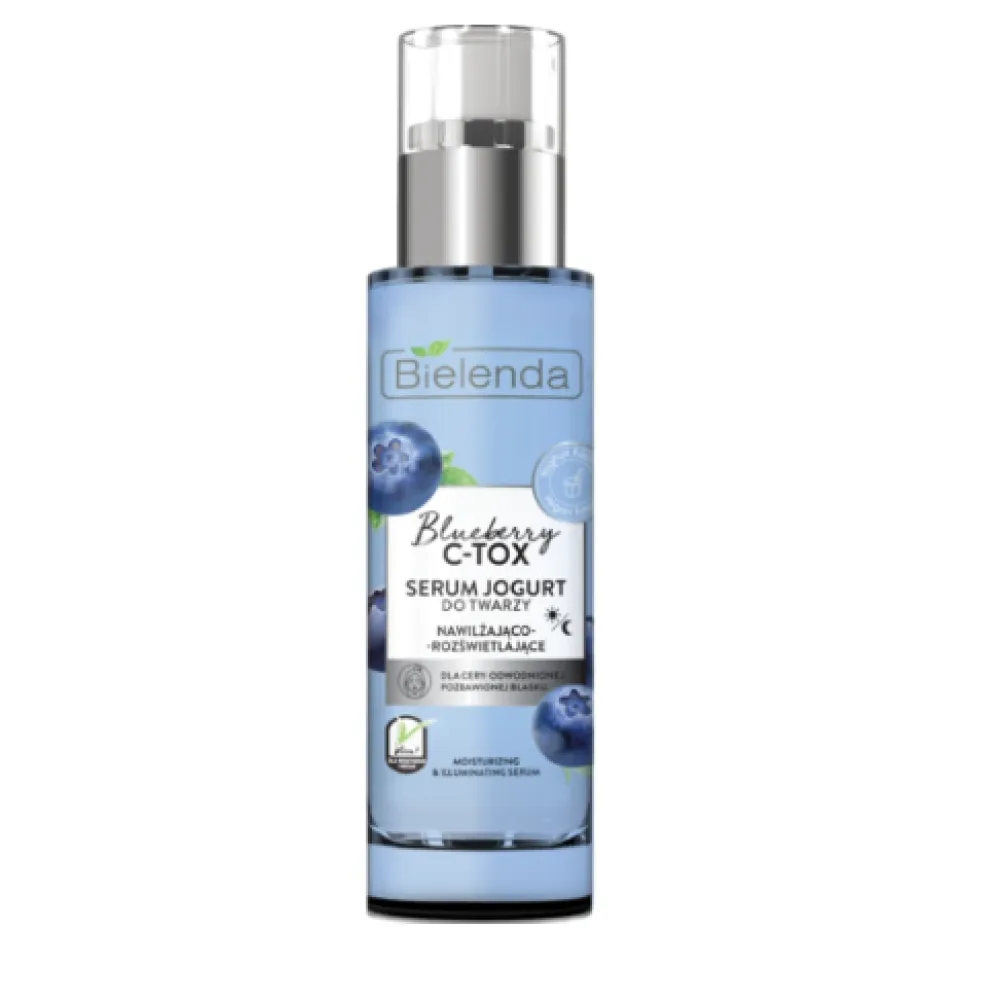 Bielenda Blueberry C-TOX Face serum - Увлажняющая и осветляющая сыворотка для лица, 30ml