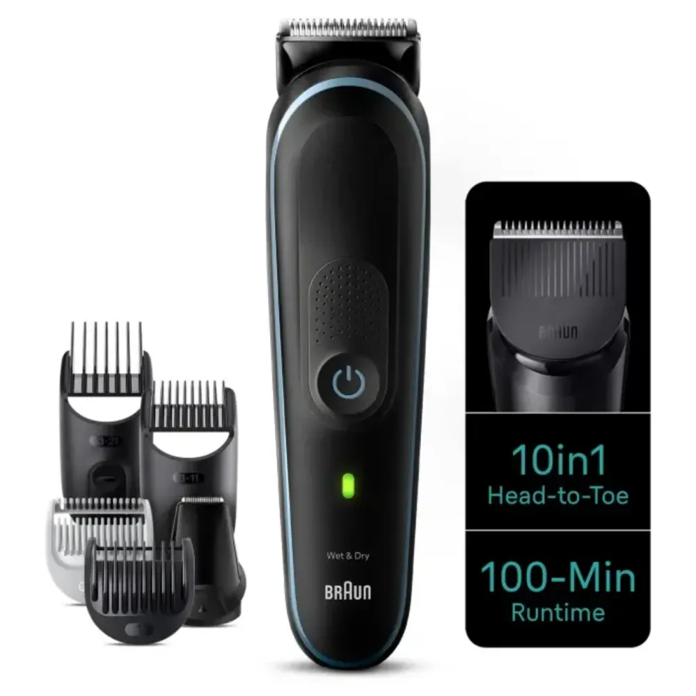 BRAUN trimmeru komplekts MGK 5445 "Viss vienā", 10in1