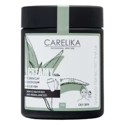 CARELIKA Shaker Prebiotic Creamy Mask Green Clay, 15gr.