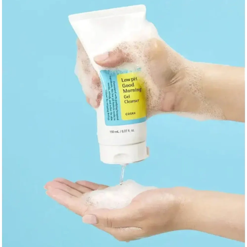 COSRX Low pH Good Morning Gel Cleanser - Maigs attīrošs gels ar zemu pH līmeni, 150ml (470511)
