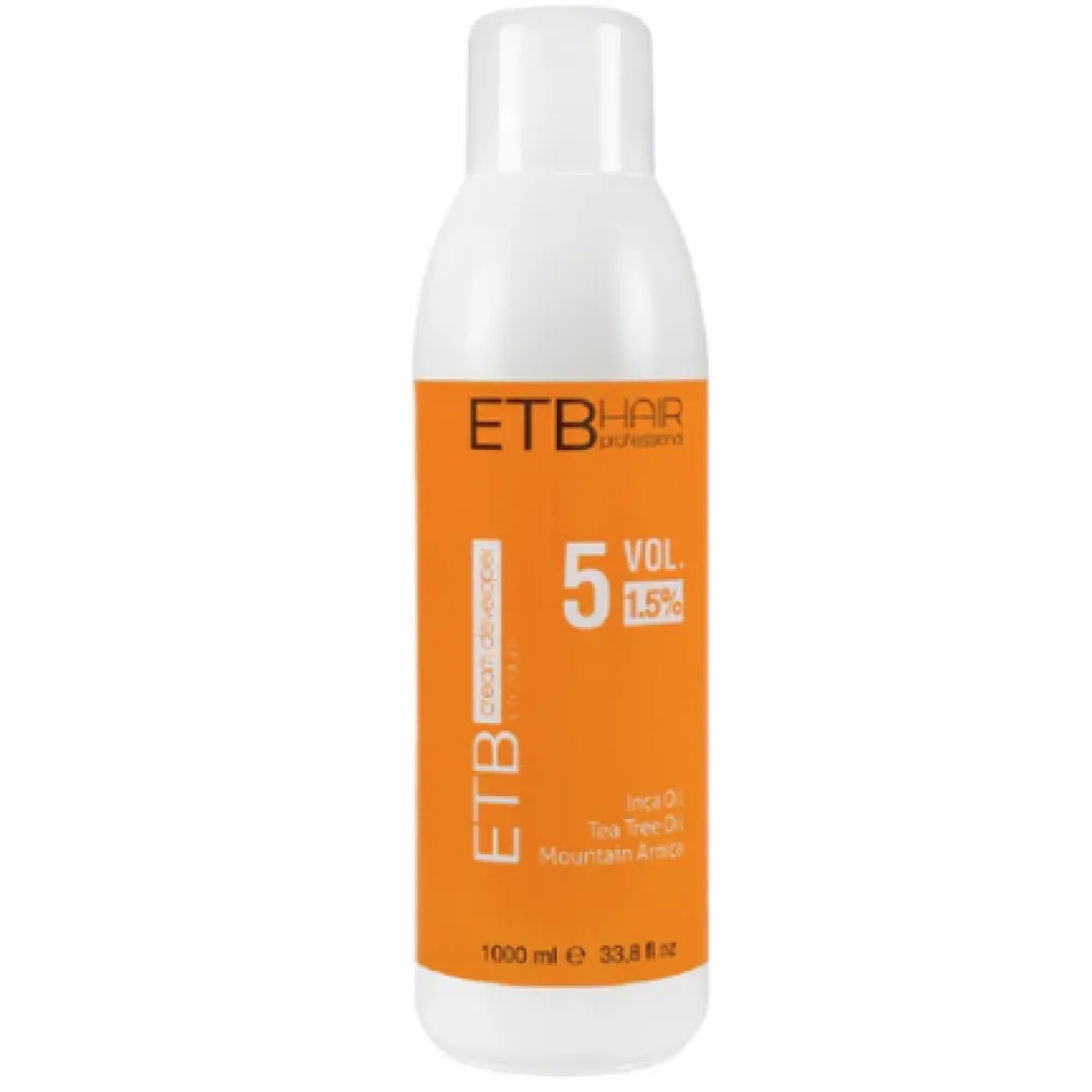 ETB Cream Developer 1.5% - Krēmveida oksidants, 1000ml