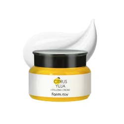 FarmStay Citrus Yuja Vitalizing Cream - Atjaunojošs sejas krēms, 100ml