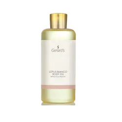 GERARD'S Body Oil - Ķermeņa eļļa ādas luksus kopšanai ikdienā LOTUS BIANCO, 200ml
