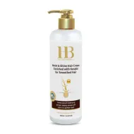 H&B Moist & Shine Silicone Hair Cream No-Rinse Enriched with Keratin - Mitrinošs un spīdumu piešķirošs matu krēms ar keratīnu un silikonu, neskalojams, 400ml H&B Moist & Shine Silicone Hair Cream No-Rinse Enriched with Keratin - Mitrinošs un spīdumu piešķirošs matu krēms ar keratīnu un silikonu, neskalojams, 400ml