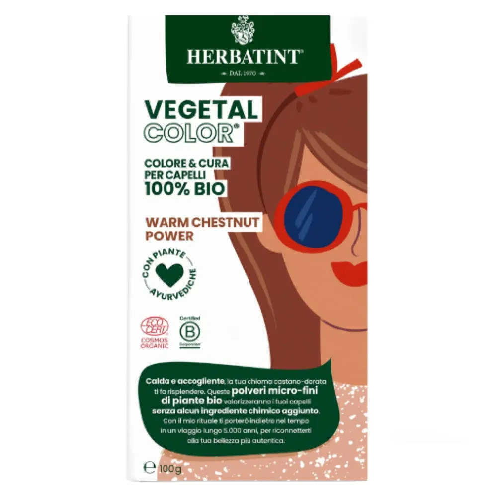 HERBATINT Vegetal Color - Organic Hair Color (Warm chestnut power)