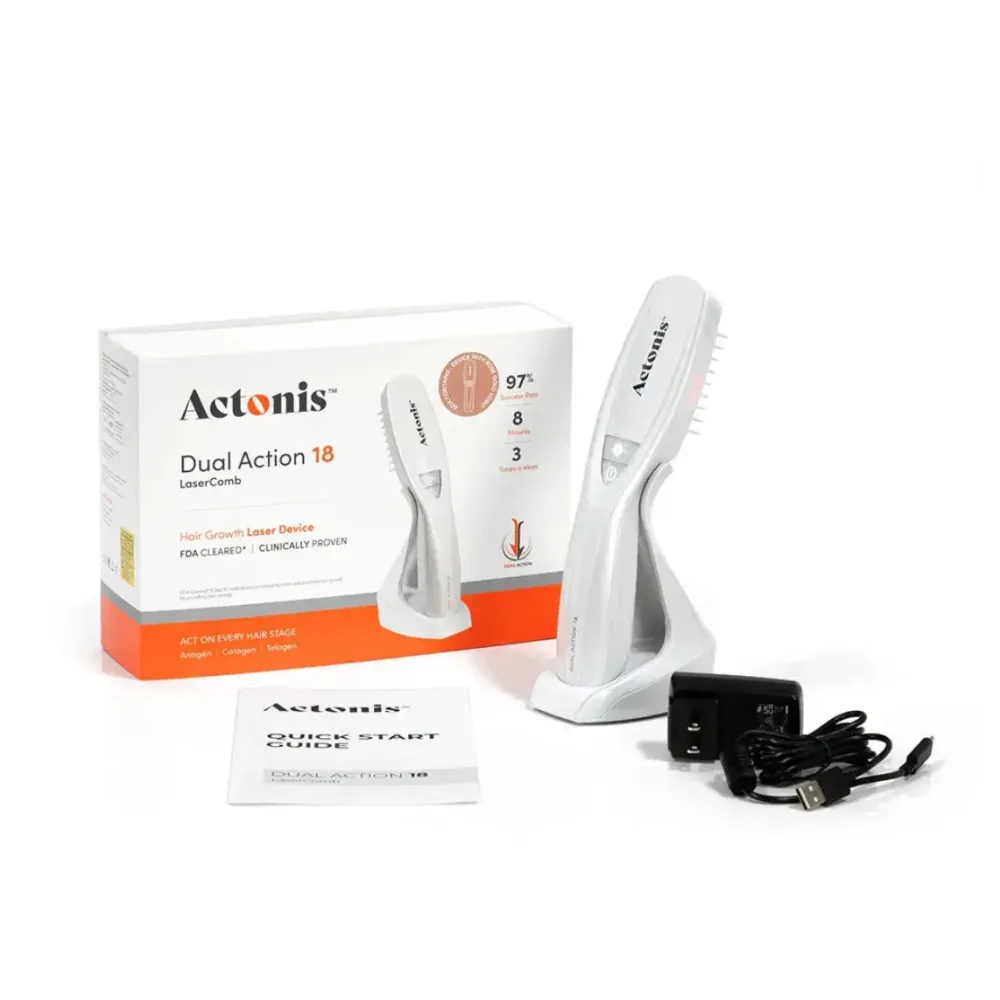 HairMax ACTONIS™ 18 DUAL ACTION LASERCOMB - Lāzerķemme