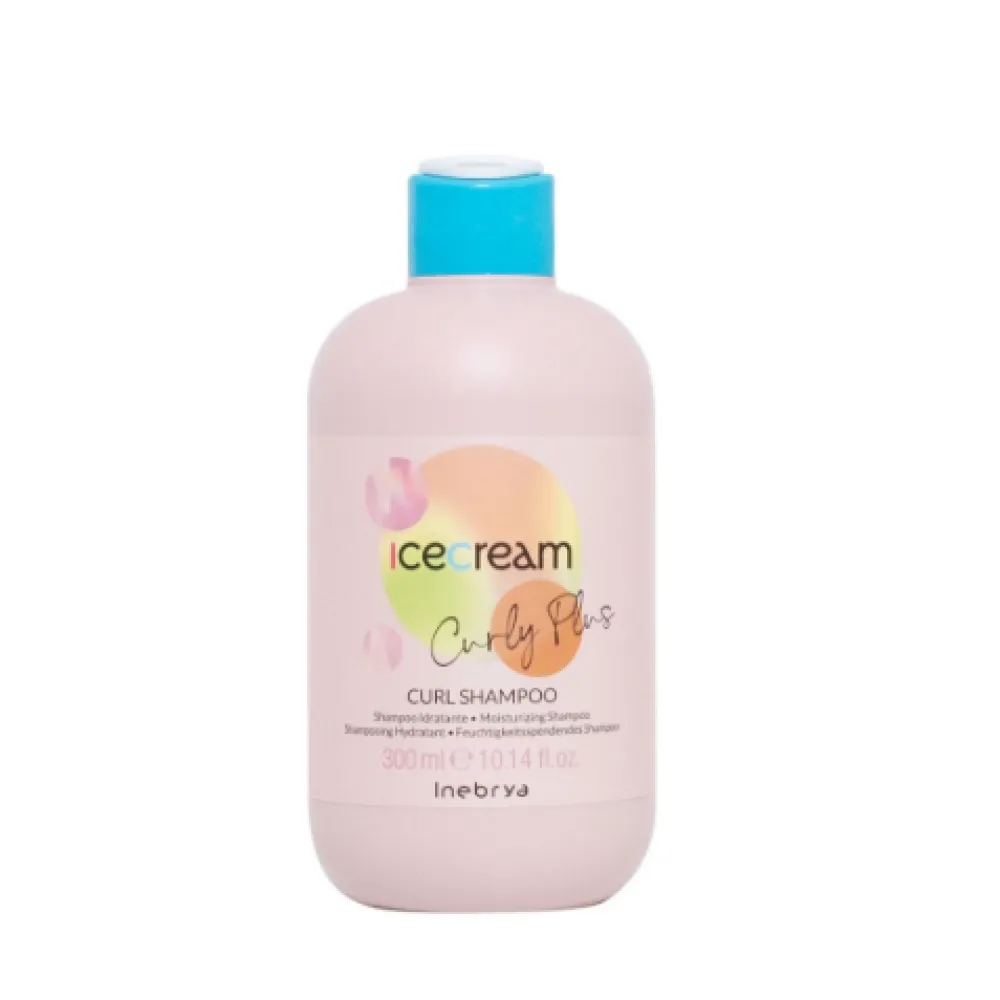Inebrya Ice Cream Curly Plus Shampoo - Mitrinošs šampūns cirtainiem matiem, 300ml Inebrya Ice Cream Curly Plus Shampoo - Mitrinošs šampūns cirtainiem matiem, 300ml