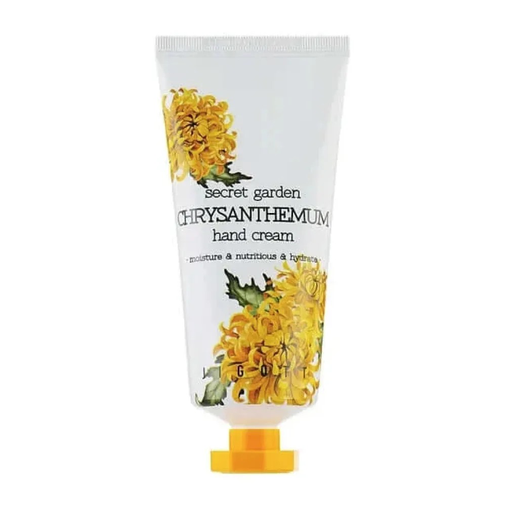JIGOTT Secret Garden Chrysanthenum Hand cream - Krēms rokām ar krizantēmas ekstraktu, 100ml (282003)