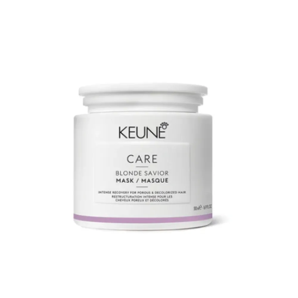 KEUNE Care Blonde Savior Mask - Maska porainiem, dekolorizētiem matiem, 500ml KEUNE Care Blonde Savior Mask - Maska porainiem, dekolorizētiem matiem, 500ml