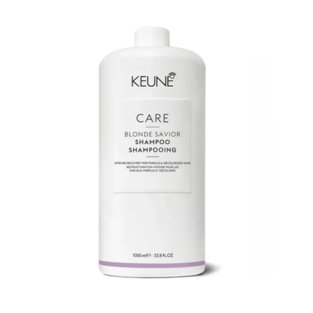 KEUNE Care Blonde Savior Shampoo - Šampūns porainiem, dekolorizētiem matiem, 1000ml KEUNE Care Blonde Savior Shampoo - Šampūns porainiem, dekolorizētiem matiem, 1000ml