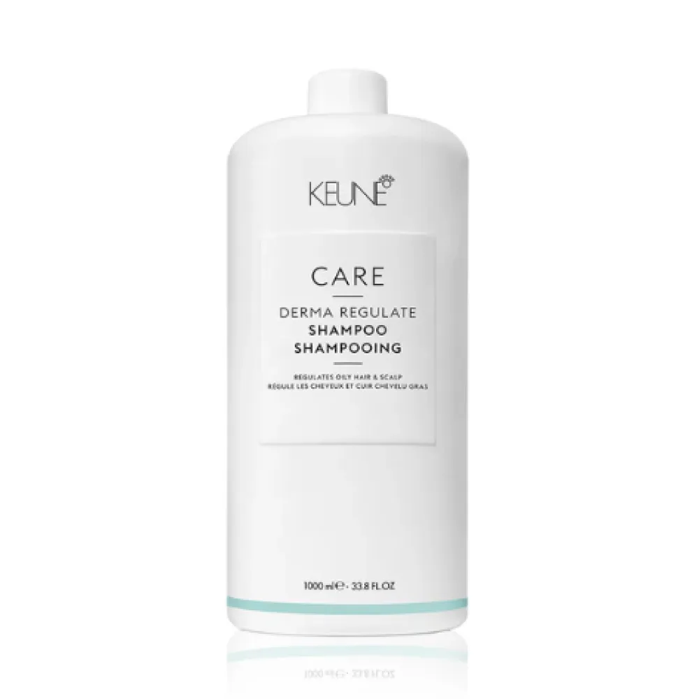KEUNE Care Derma Regulate Shampoo - Šampūns taukainai galvas ādai, 1000ml KEUNE Care Derma Regulate Shampoo - Šampūns taukainai galvas ādai, 1000ml