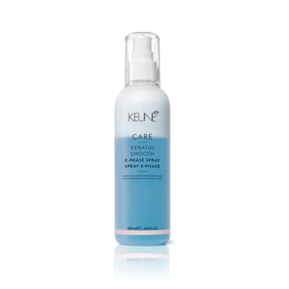 KEUNE Care Keratin Smooth 2-phase Spray - 2-fāžu izsmidzināms līdzeklis, 200ml KEUNE Care Keratin Smooth 2-phase Spray - 2-fāžu izsmidzināms līdzeklis, 200ml