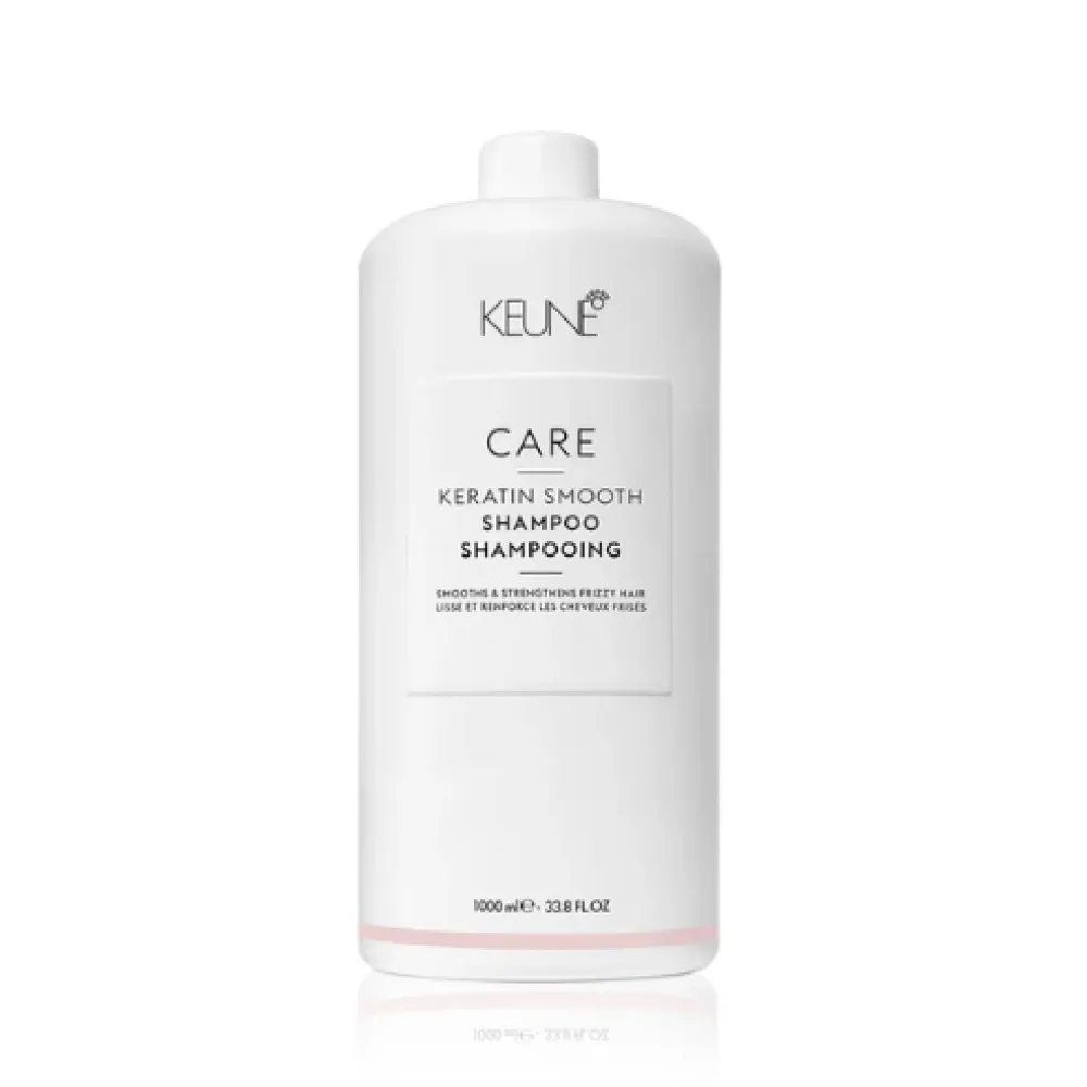 KEUNE Care Keratin Smooth Shampoo - Nogludinošs keratīna šampūns, 1000ml KEUNE Care Keratin Smooth Shampoo - Nogludinošs keratīna šampūns, 1000ml