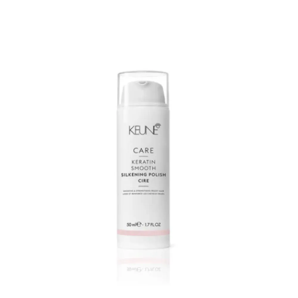 KEUNE Care Keratin Smooth Silkening Polish - Nogludinošs krēms, 50ml KEUNE Care Keratin Smooth Silkening Polish - Nogludinošs krēms, 50ml