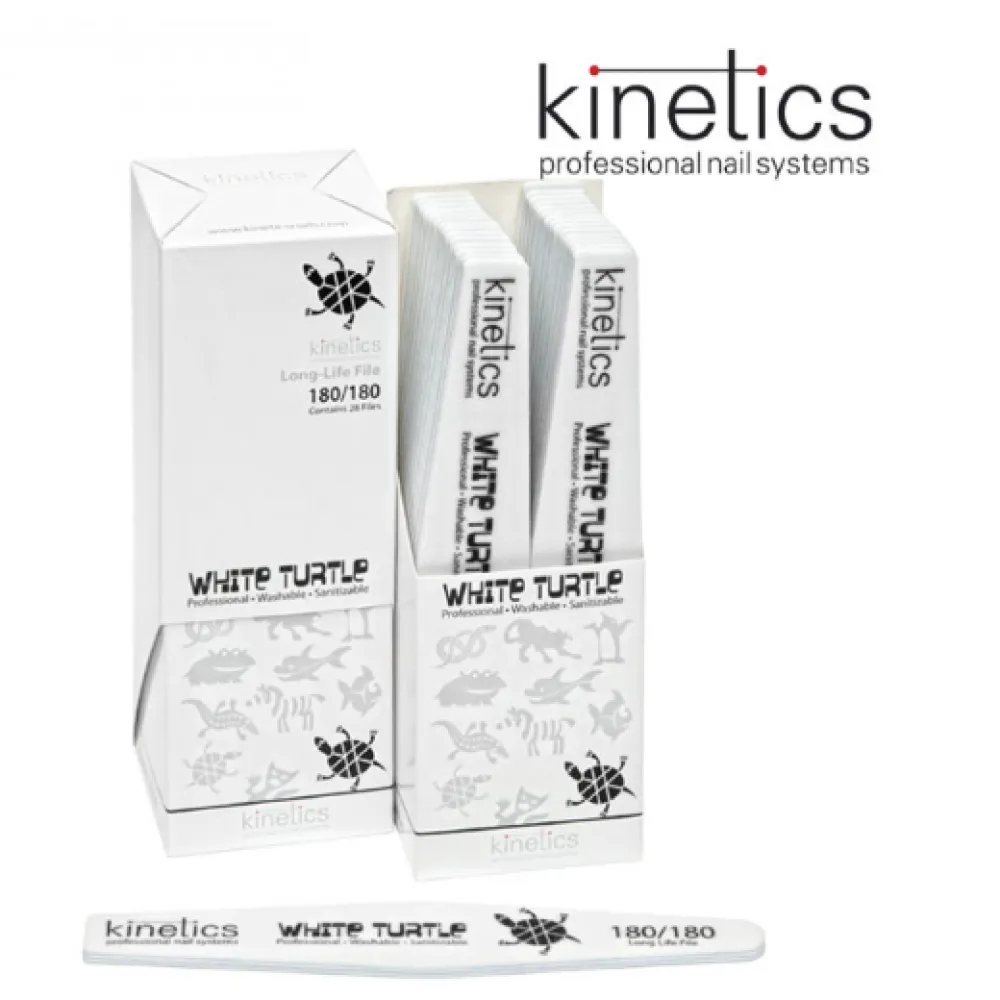 Nail file Kinetics White Turtle 180/180 Nail file Kinetics White Turtle 180/180
