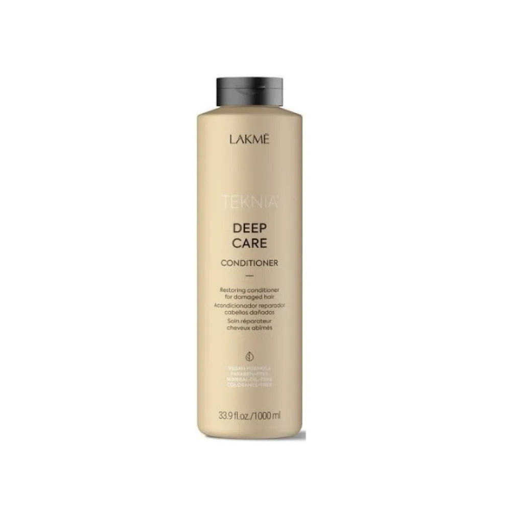 LAKME TEKNIA DEEP CARE Conditioner - Atjaunojošs kondicionieris bojātiem matiem, 1000ml (44721)