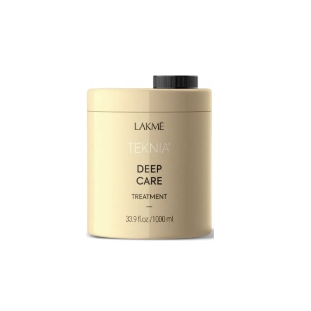 LAKME TEKNIA DEEP CARE Mask - Atjaunojoša matu maska bojātiem matiem, 1000ml (44731)