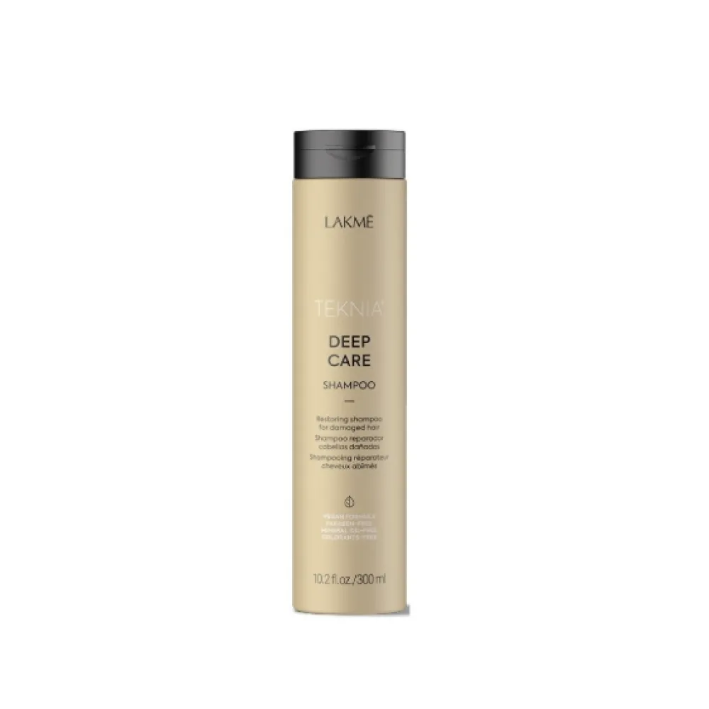 LAKME TEKNIA DEEP CARE Shampoo - Atjaunojošs šampūns bojātiem matiem, 300ml (44712)