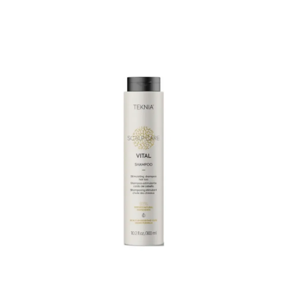 LAKME TEKNIA SCALP CARE VITAL Shampoo - Šampūns, lai novērstu matu izkrišanu un palielinātu matu blīvumu, 300ml (44362)