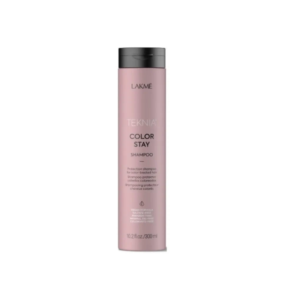 LAKME TEKNIA COLOR STAY Shampoo - Bezsulfatu šampūns krāsotiem matiem, 300ml (44512)