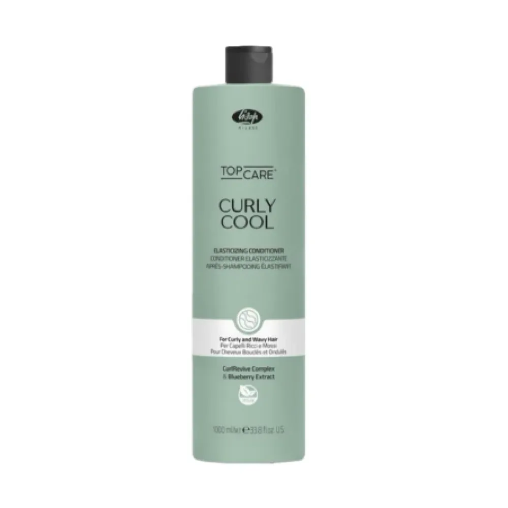 Lisap Milano Curly Cool Conditioner - Elastizējošs kondicionieris lokainiem matiem, 1000ml