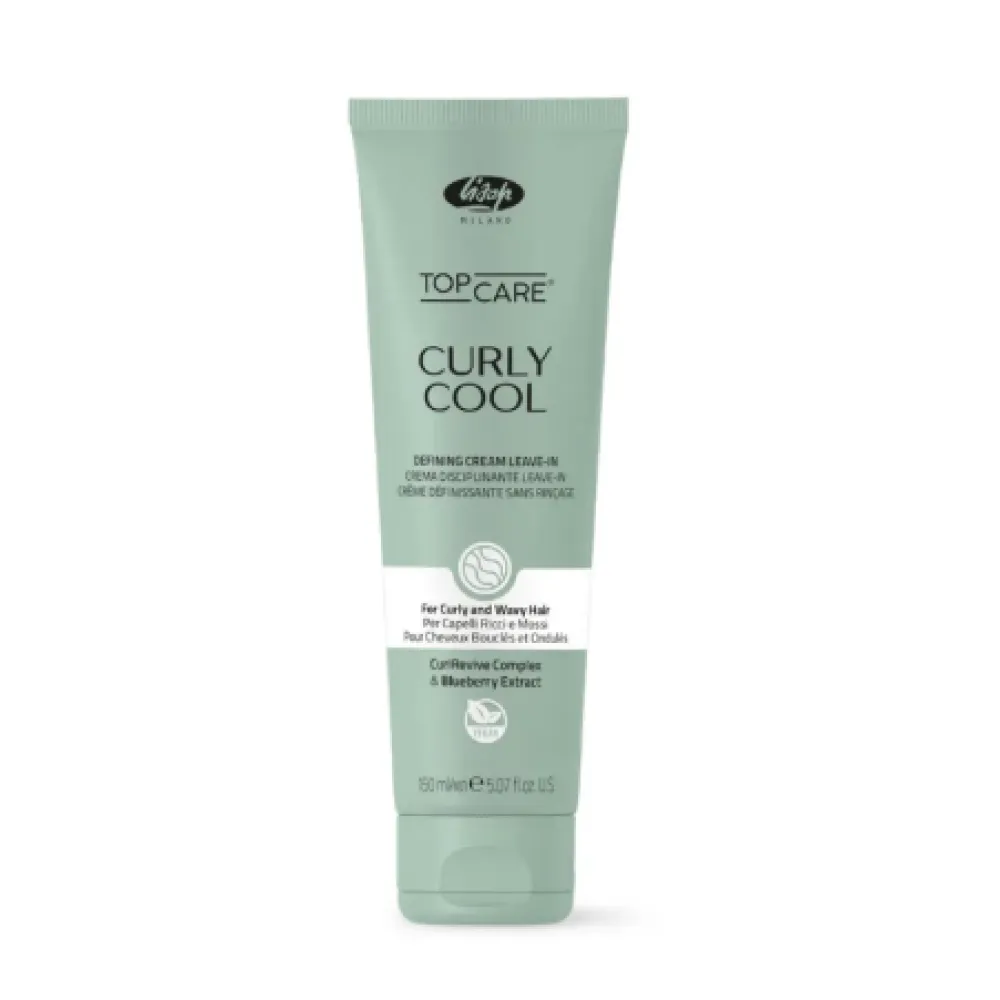 Lisap Milano Curly Cool Leave-in Cream - Neskalojamais krēms lokainiem matiem, 150ml