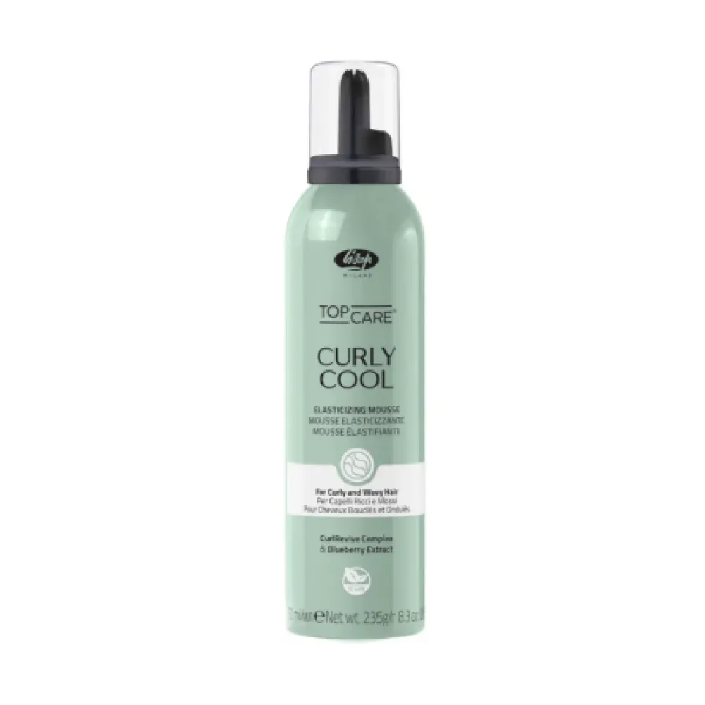 Lisap Milano Curly Cool Elasticizing Mousse - Elastizējošas putas lokainiem matiem, 250ml