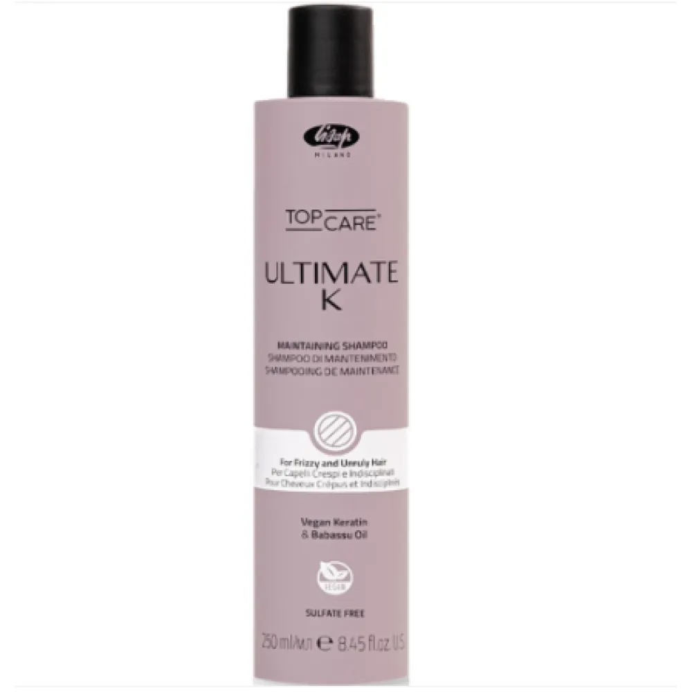 Lisap Milano UltimateK Shampoo - Nogludinošs šampūns ar keratīnu, 250ml