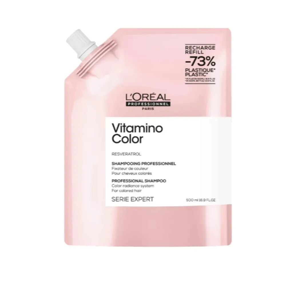 L'Oreal Professionnel Serie Expert Vitamino Color Shampoo - Šampūns krāsotiem matiem, 500ml, REFILL L'Oreal Professionnel Serie Expert Vitamino Color Shampoo - Šampūns krāsotiem matiem, 500ml, REFILL