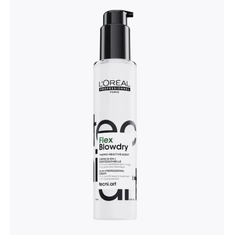 L'Oreal Professionnel Serie Expert Blow-dry Fluidifier - Nogludinošs neskalojams matu krēms ar termoaizsardzību, 150ml