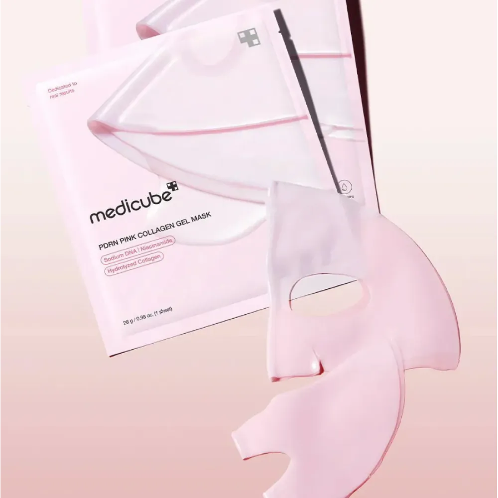MEDICUBE PDRN Pink Collagen Gel Mask - Hidrogela maska ar kolagēnu (108046/474873)