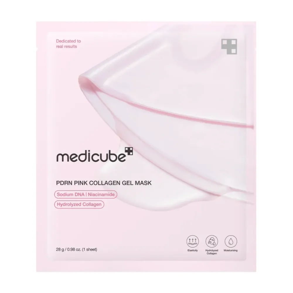 MEDICUBE PDRN Pink Collagen Gel Mask - Hidrogela maska ar kolagēnu (108046/474873)