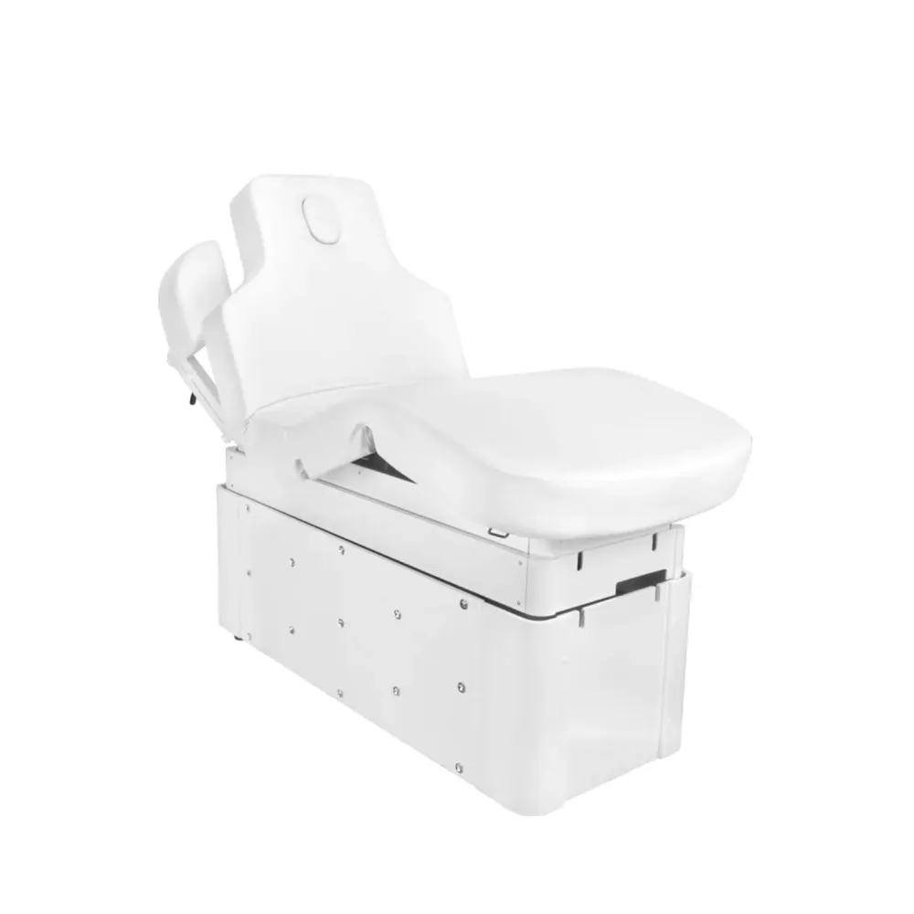 Массажная и спа кушетка Azzurro Krystal 370-3 4 Strong, белая, с подогревом Массажная и спа кушетка Azzurro Krystal 370-3 4 Strong, белая, с подогревом
