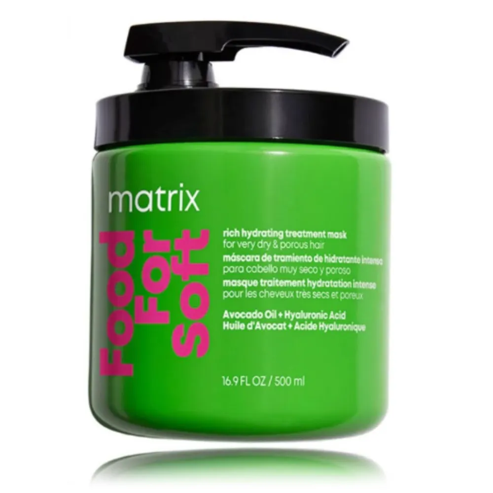 Matrix Total Results Food For Soft Rich Hydrating Treatment Mask - Intensīvi mitrinoša matu maska​, 500ml