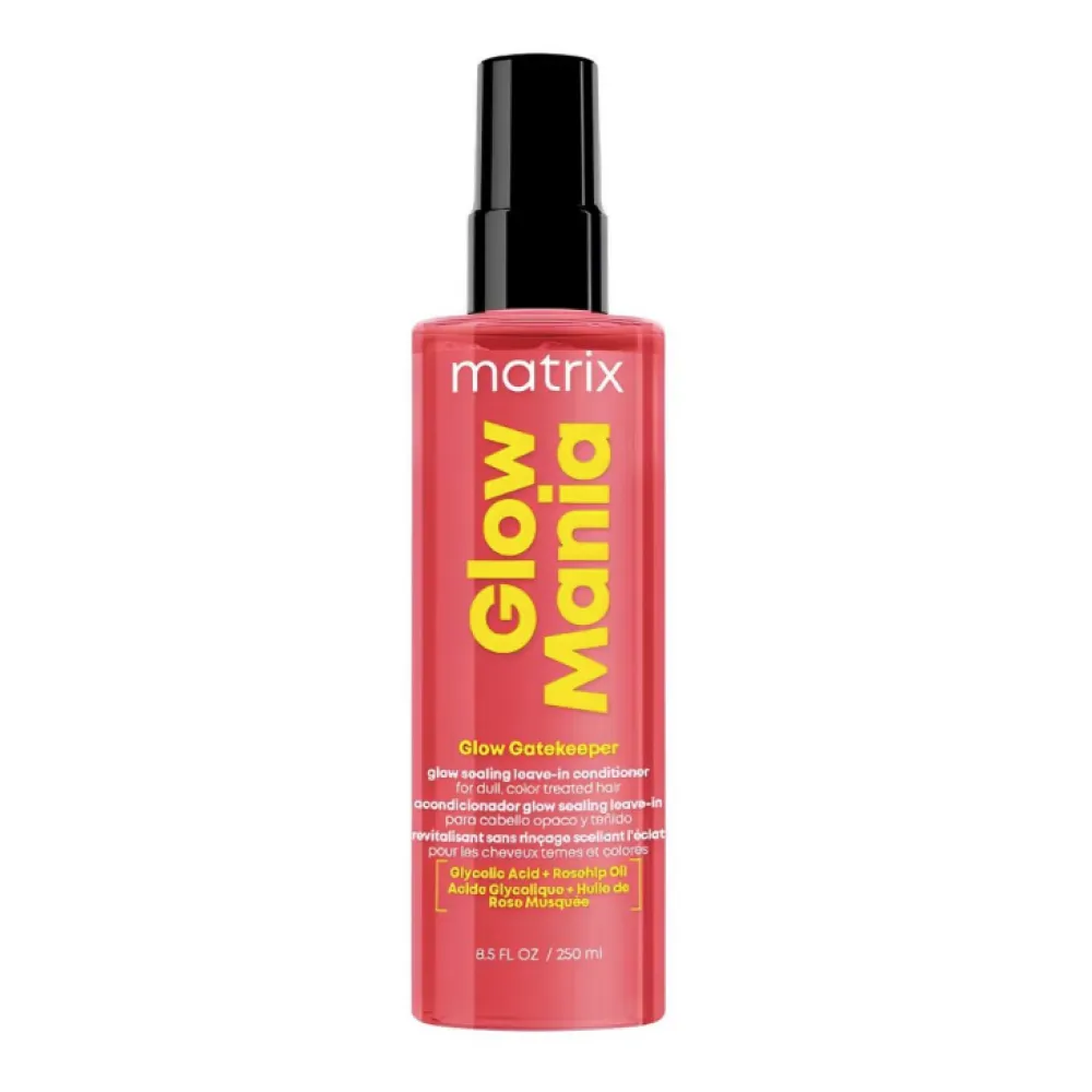 Matrix Glow Mania Glow Sealing leave-in conditioner - Profesionāls neizskalojams kondicionieris krāsotiem, blāviem un bojātiem matiem, 250ml