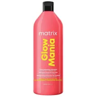 Matrix Glow Mania Shampoo - Šampūns krāsotiem matiem ar glikolskābi, 1000ml