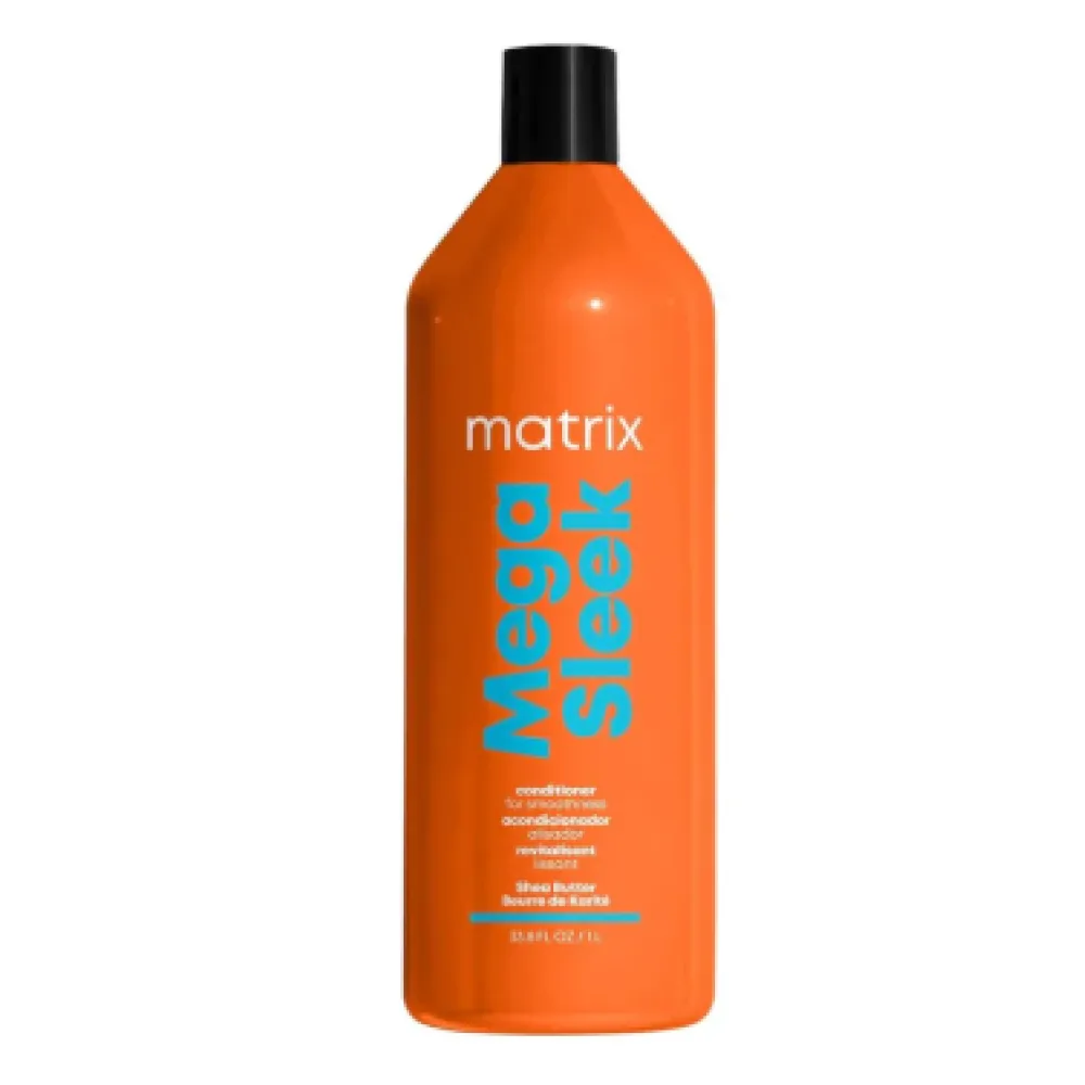 Matrix Total Results Mega Sleek Conditioner - Kondicionieris ar šī sviestu nepakļāvīgiem matiem, 1000ml