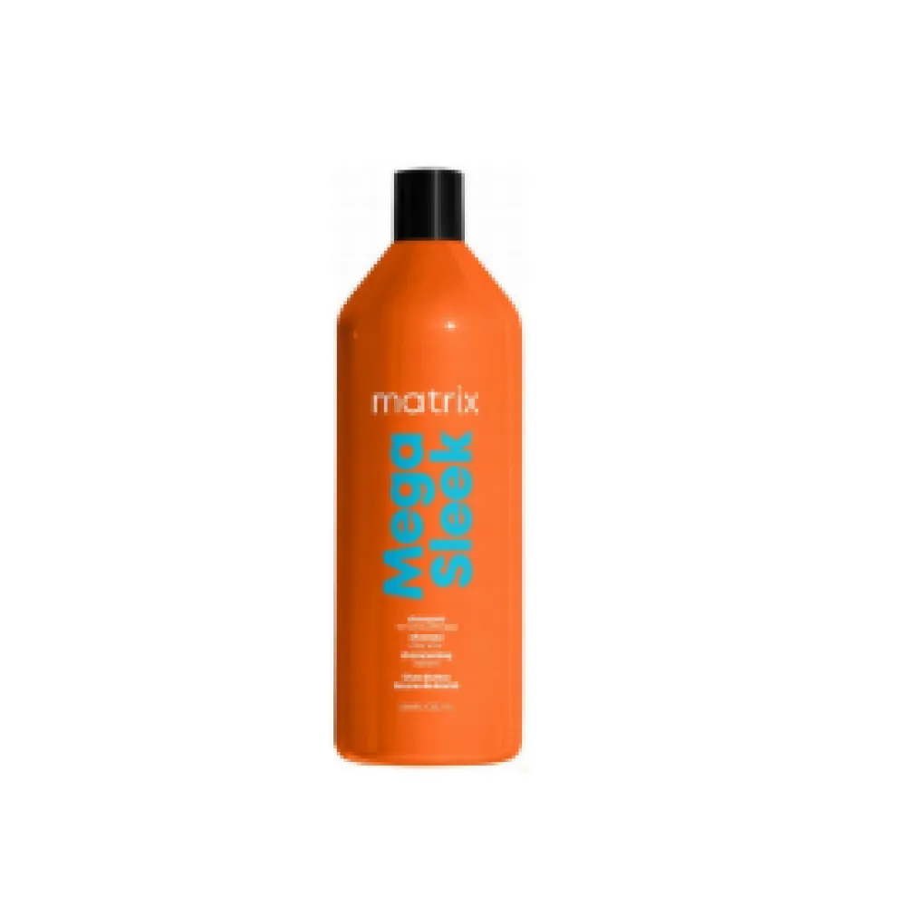 Matrix Total Results Mega Sleek Shampoo - Šampūns ar šī sviestu nepakļāvīgiem matiem, 1000ml