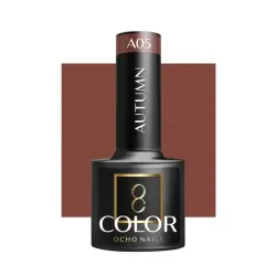 OCHO NAILS AUTUMN A05 - Стойкий гибридный гель лак для ногтей, 5ml