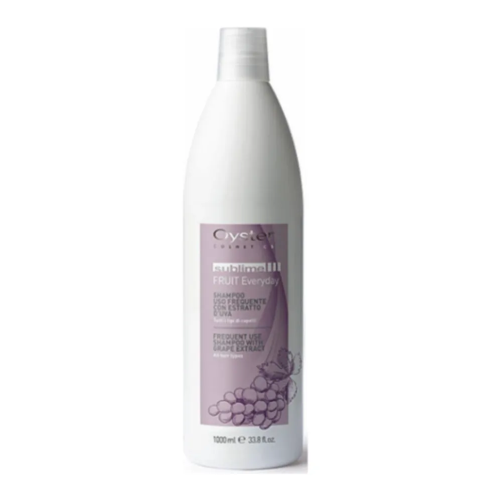 Oyster FRUIT SUBLIME Grape Extract Shampoo - Ikdienas šampūns, 1000ml