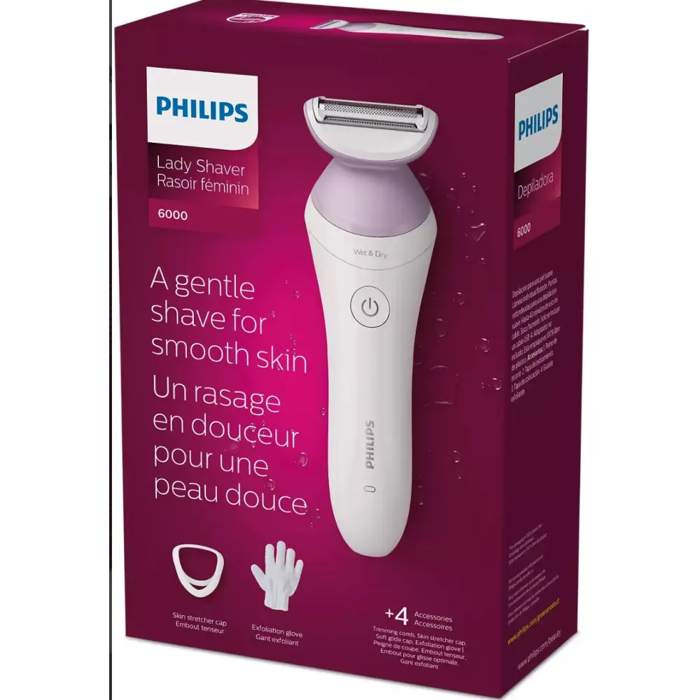 Philips BRL136/00 Lady Shaver Series 6000, wet & dry Cordless shaver Philips BRL136/00 Lady Shaver Series 6000, wet & dry Cordless shaver