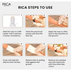 RICA Almond wax - Mandeļu vasks, 100ml