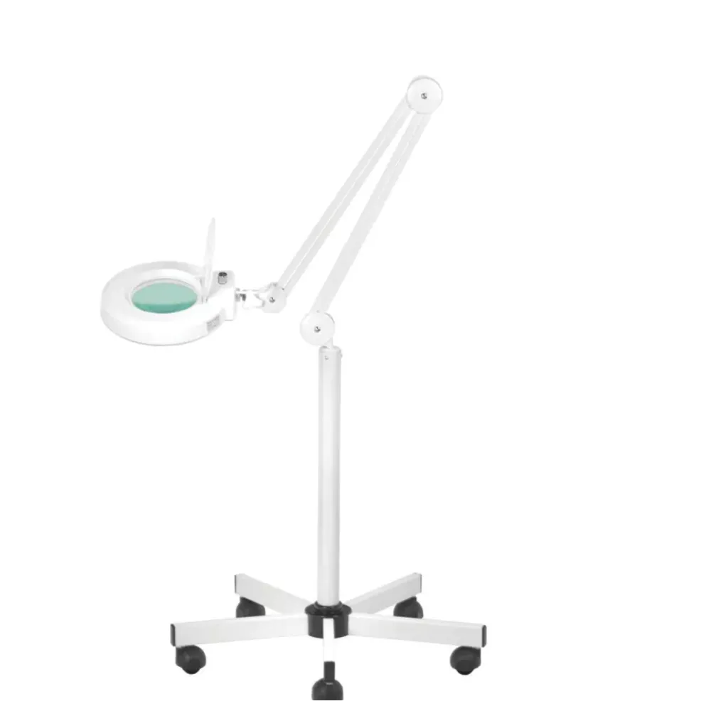 LED LUPA lampa S5 ar LED statīvu un regulējamu gaismas intensitāti, balta (126684)