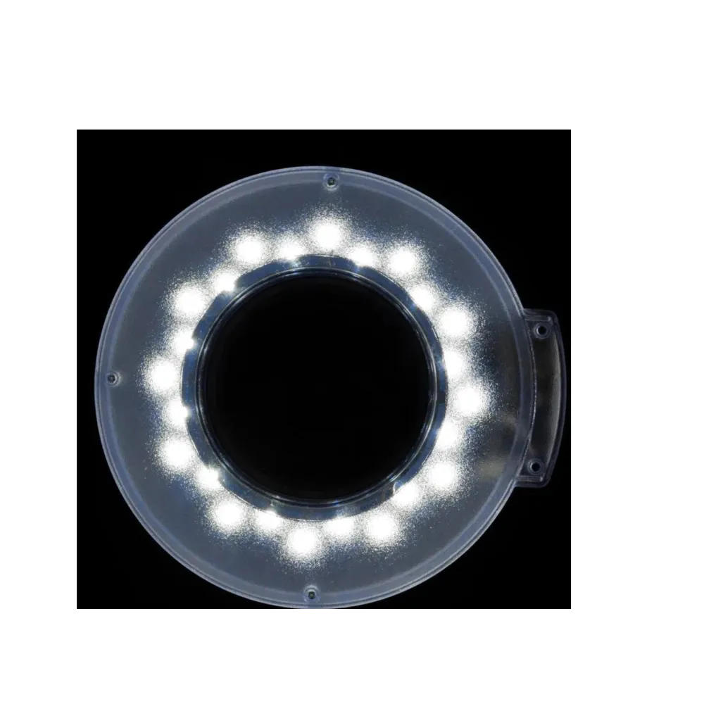 LED LUPA lampa S5 ar LED statīvu un regulējamu gaismas intensitāti, balta (126684)