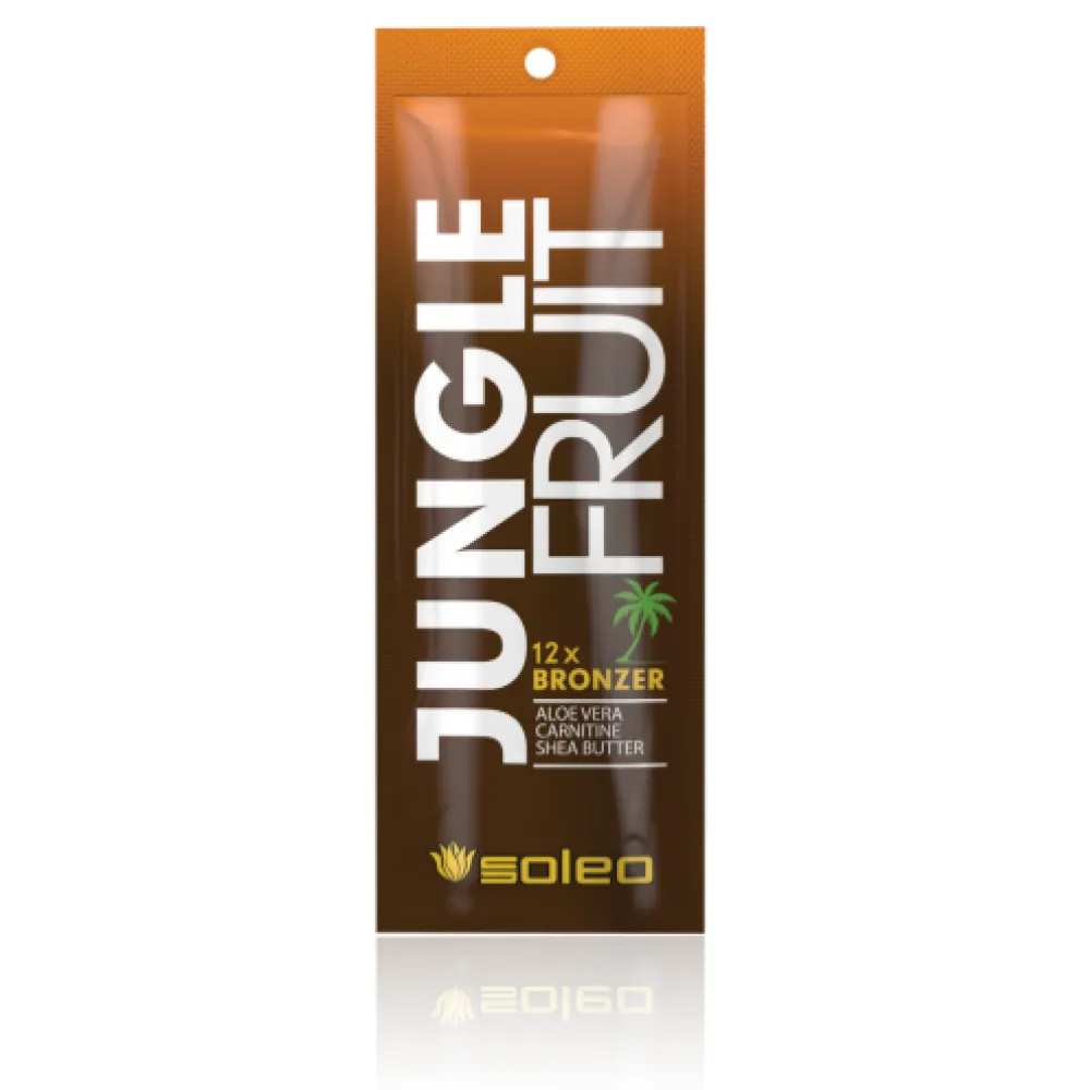 SOLEO Jungle Fruit - Solārija krēms ar bronzeriem, 15ml