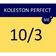 WELLA PROFESSIONALS KOLESTON PERFECT ME+ - Matu krāsa, 10/3 - ĻOTI GAIŠS ZELTA BLONDS